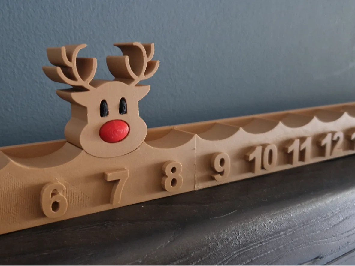Grand compte à rebours de l'Avent de Noël - Fêtes Print