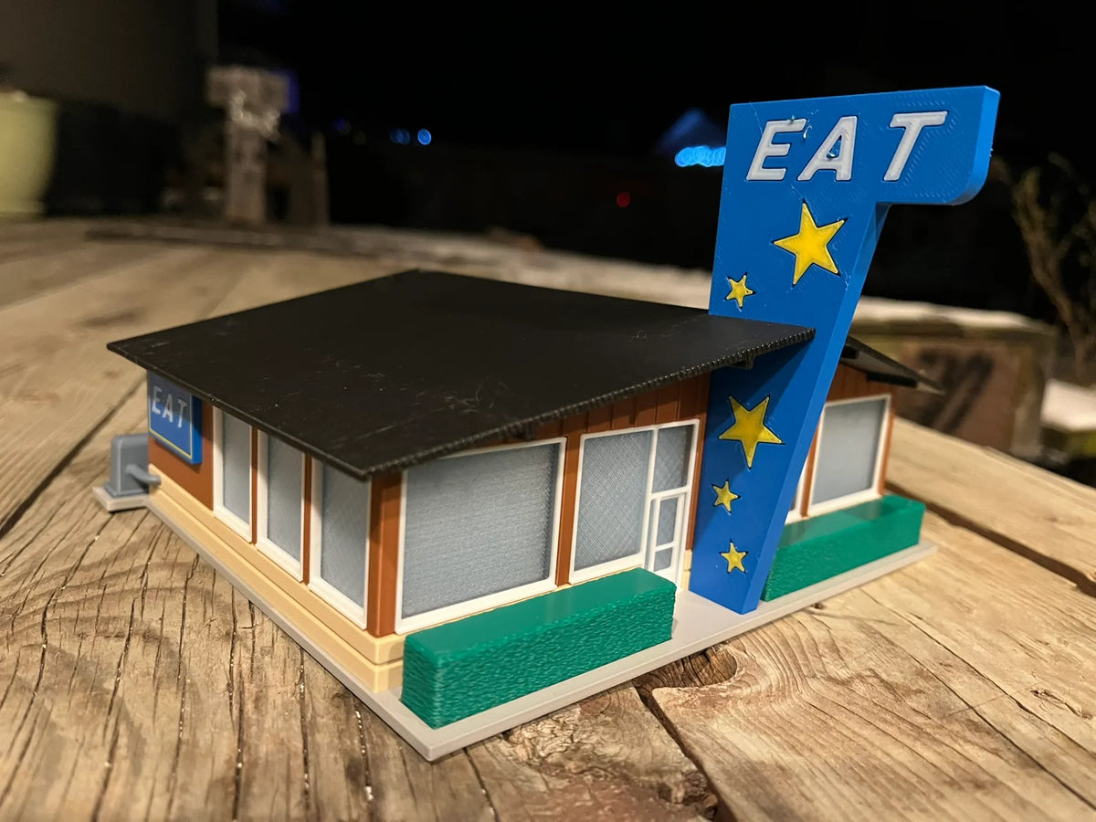 Dîner à l'échelle HO 1:87 - Maquette Print