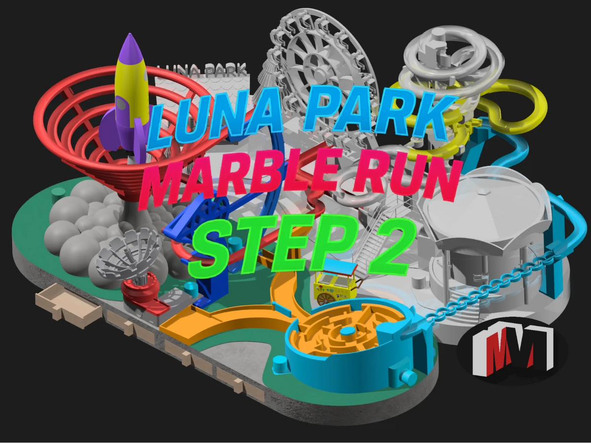 Luna Park Course de Billes Étape 2 - Jeux Print