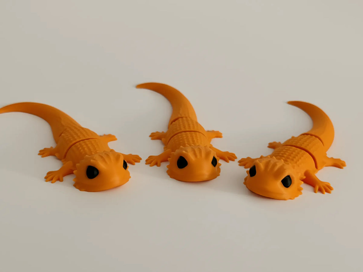 Mini Lézard Dragon Barbu Articulé Flexi Mignon - Geek Print