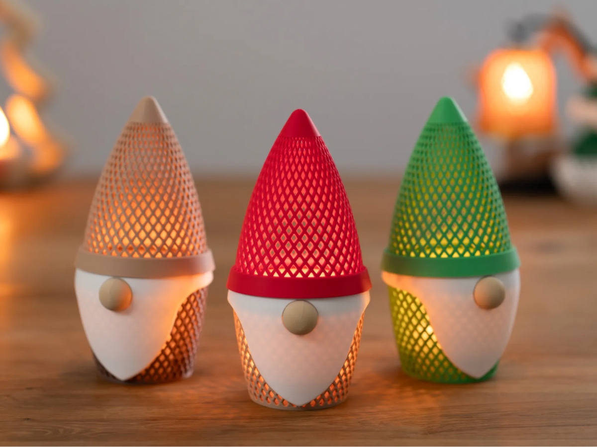 Photophore Gnome de Noël - Figurine Print