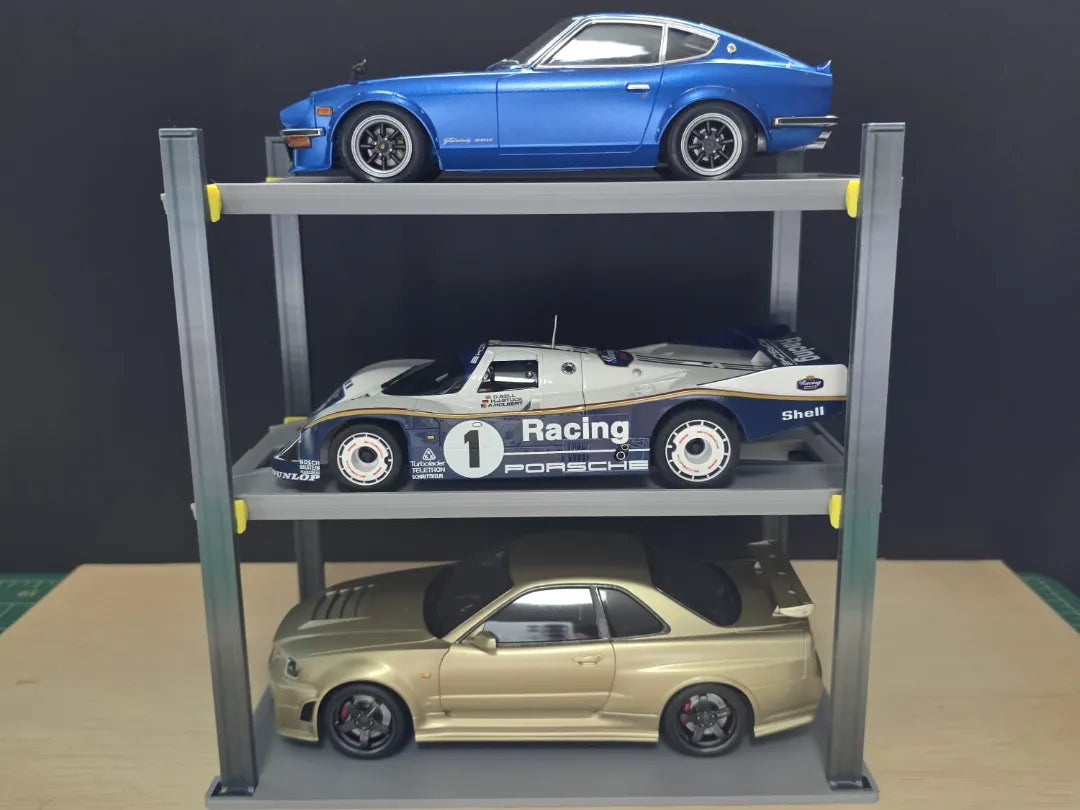 Élévateur de voiture à trois niveaux 1/24 pour voitures miniatures - Auto Print