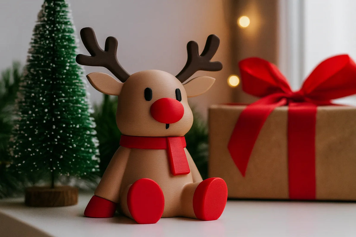 Ornement Rudolph - Parfait pour Noël - Cerf - Fêtes Print