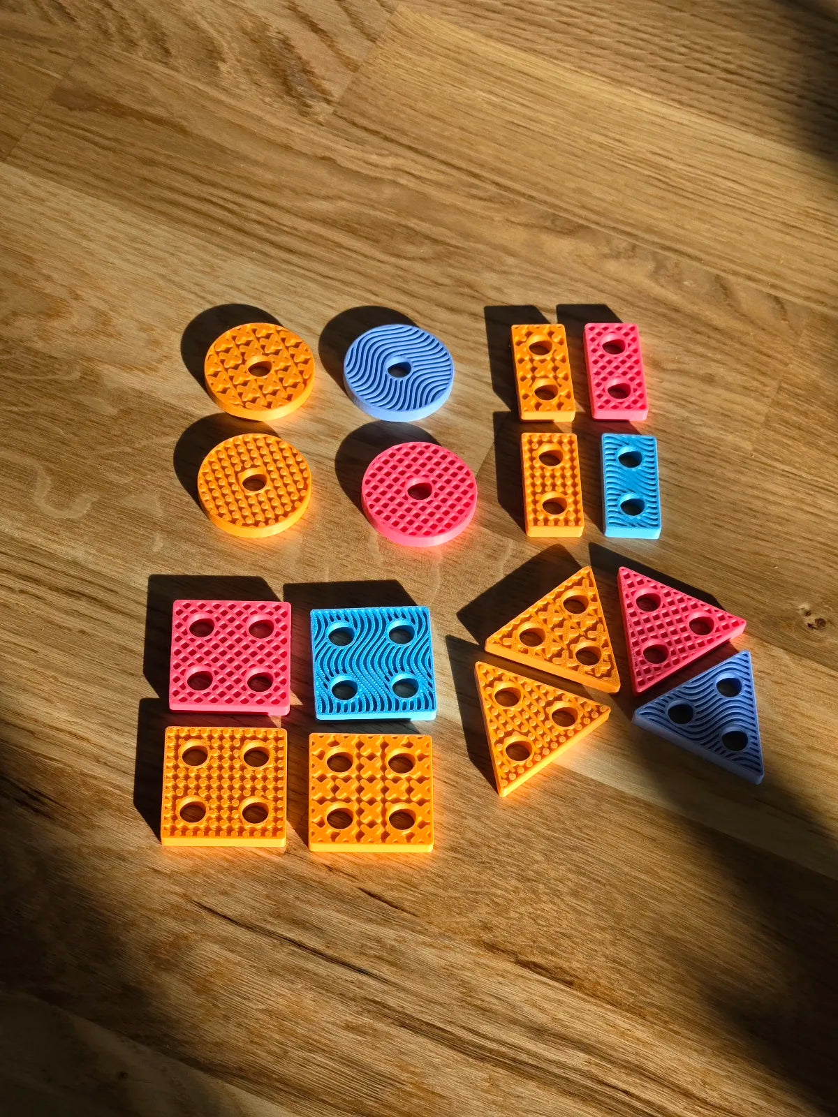 Jeu de tri de textures Montessori + motifs personnalisés - Jeux Print