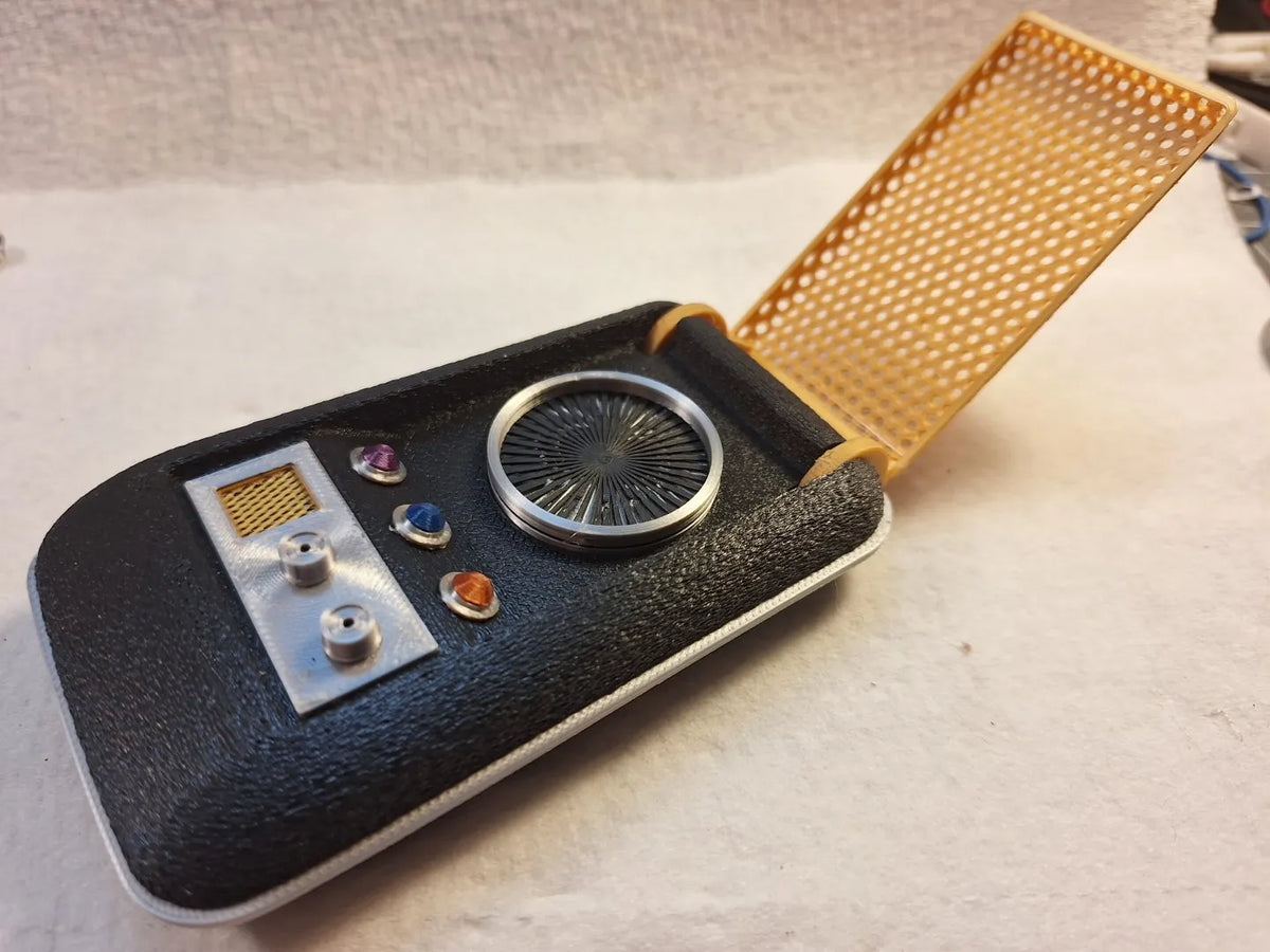 Star Trek TOS Communicateur avec texture floue - Geek Print