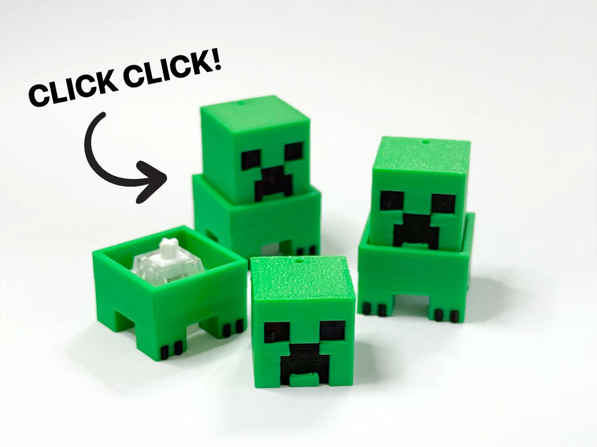 Minecraft Creeper Cliqueur - Geek Print