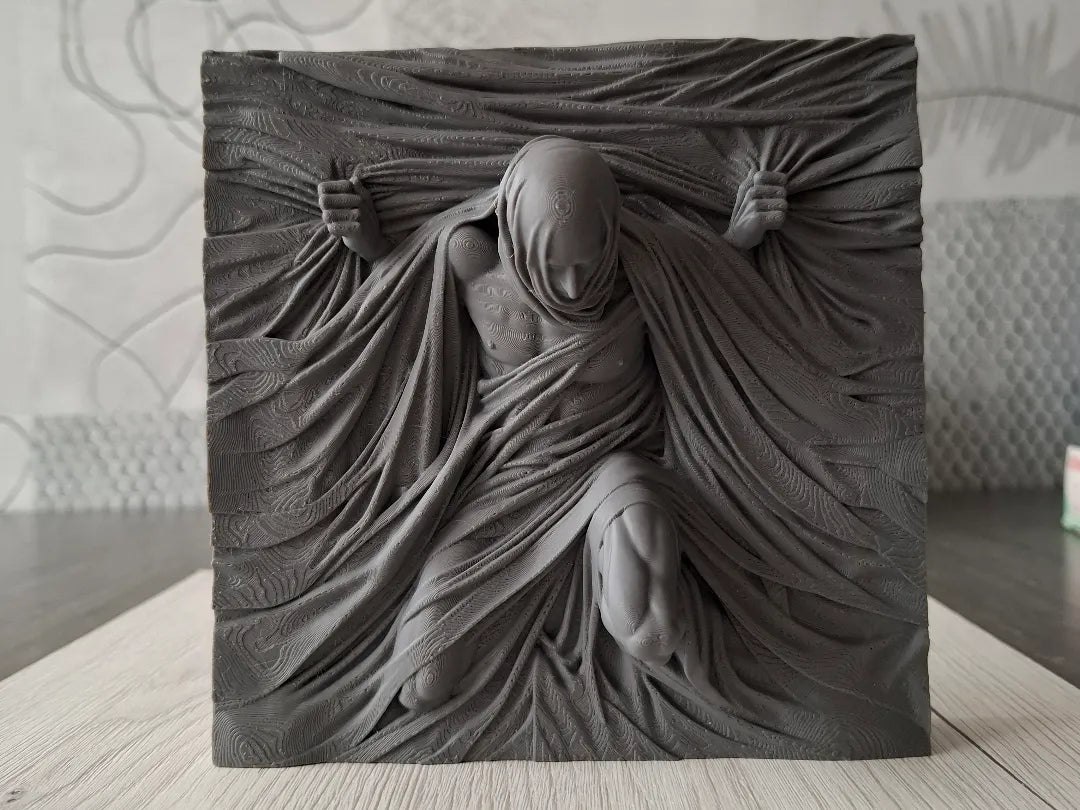 Émergence - Sculpture en relief - Art Print