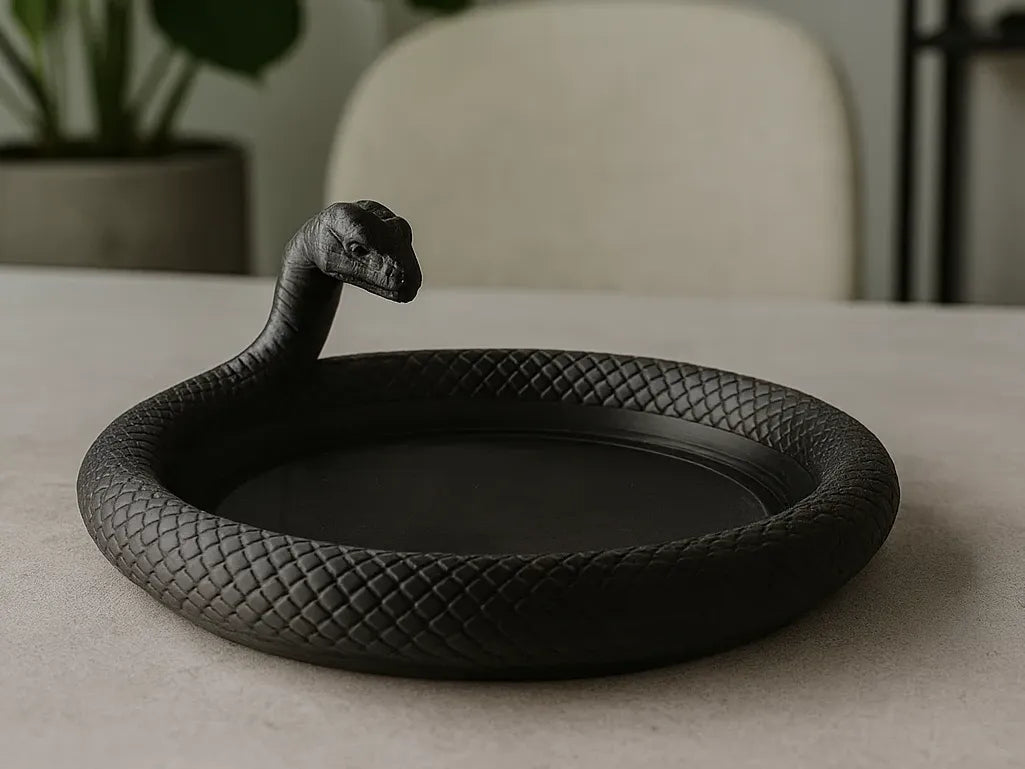 Plateau Cercle Serpent – Plat pour Bijoux & Décoration - Bijoux Print