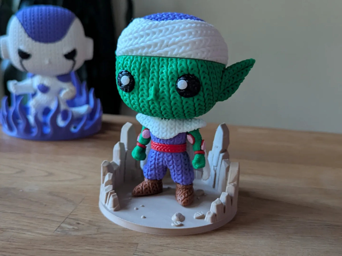 Diorama rocheux Dragon Ball pour Piccolo tricoté - Figurine Print
