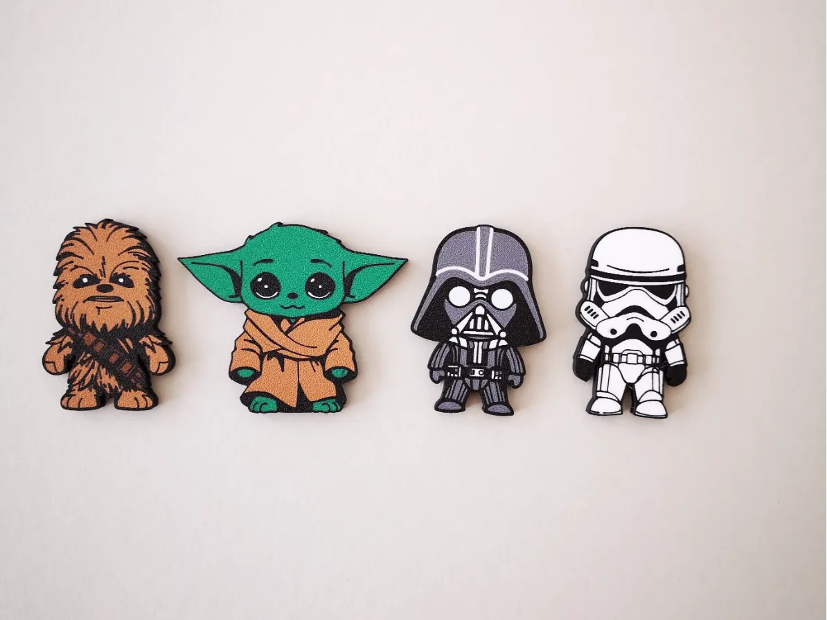 Aimants de réfrigérateur Star Wars - Geek Print