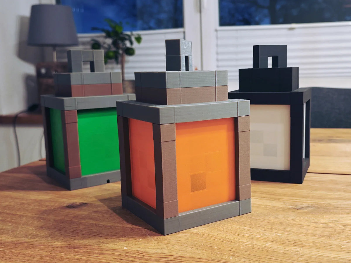 Lanterne Minecraft – 3en1 - Édition Lumière - Maison Print (vue 2)