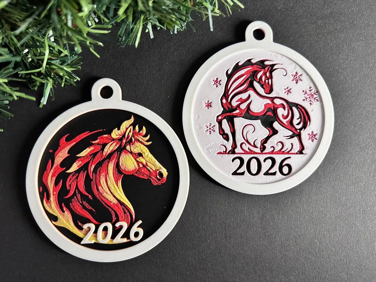 Cheval de Flamme – Symbole de 2026 - Art Print