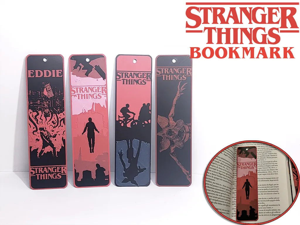 Marque-page Stranger Things Max Eddie série Netflix - Geek Print