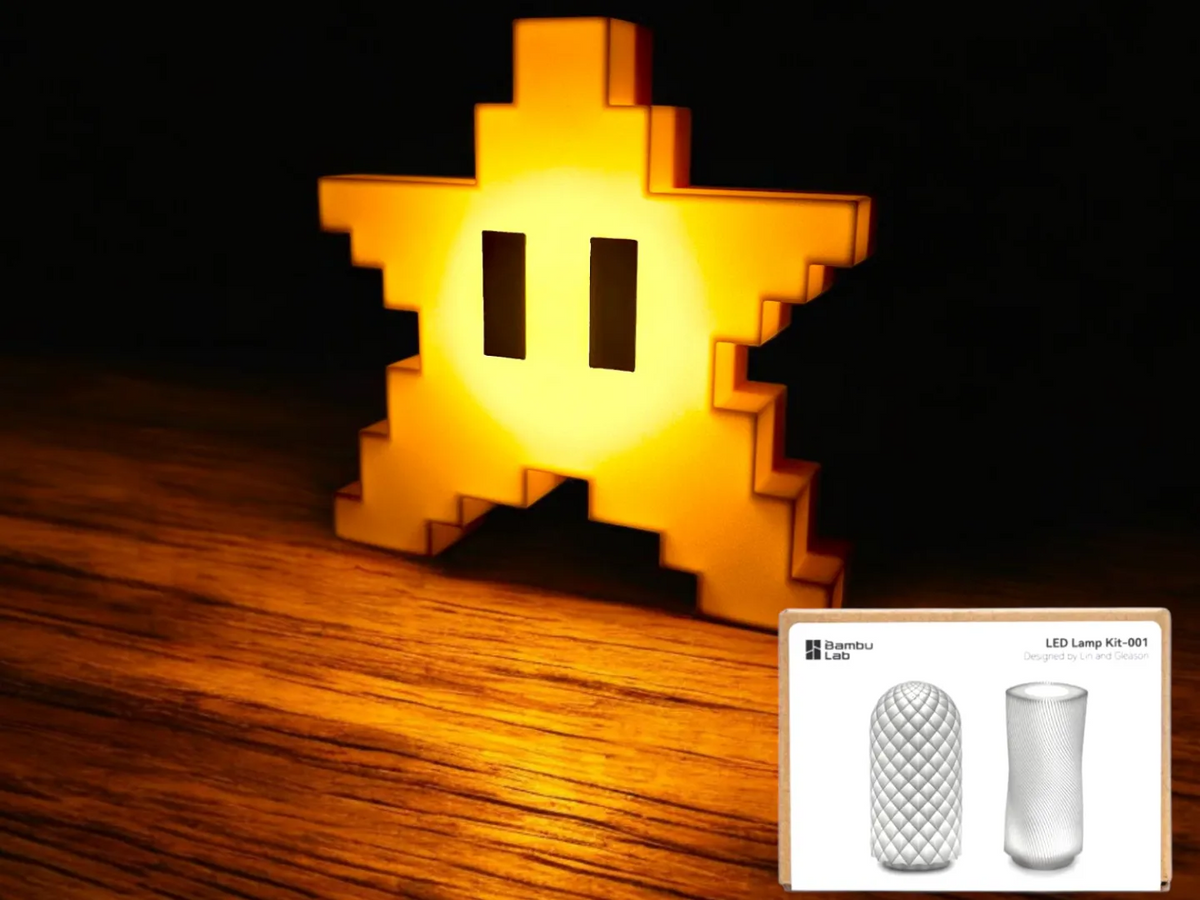 Étoile de Noël Pixel (Kit Lampe LED-001) - Geek Print