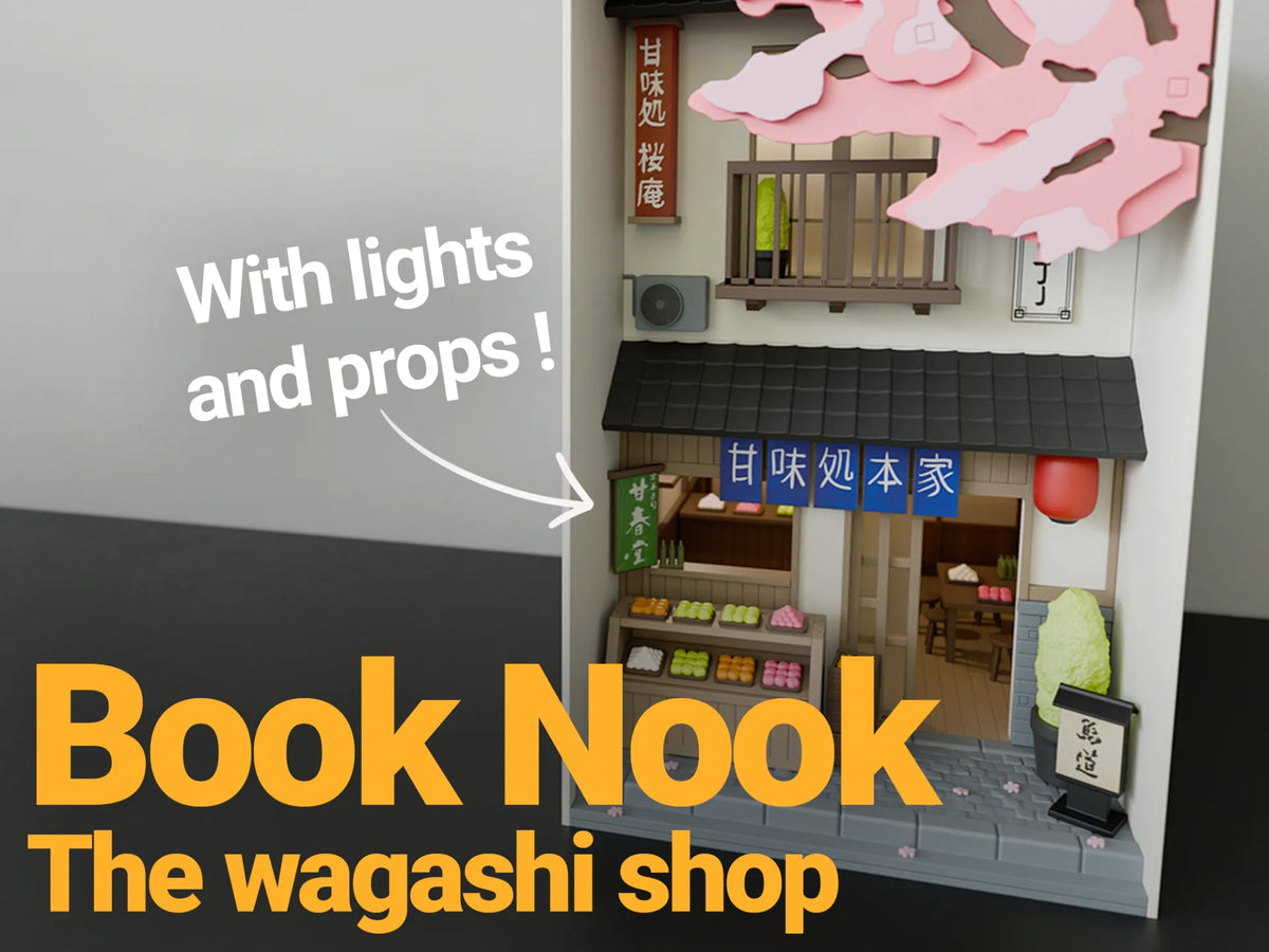 Book Nook boutique de wagashi japonais - Maquette Print