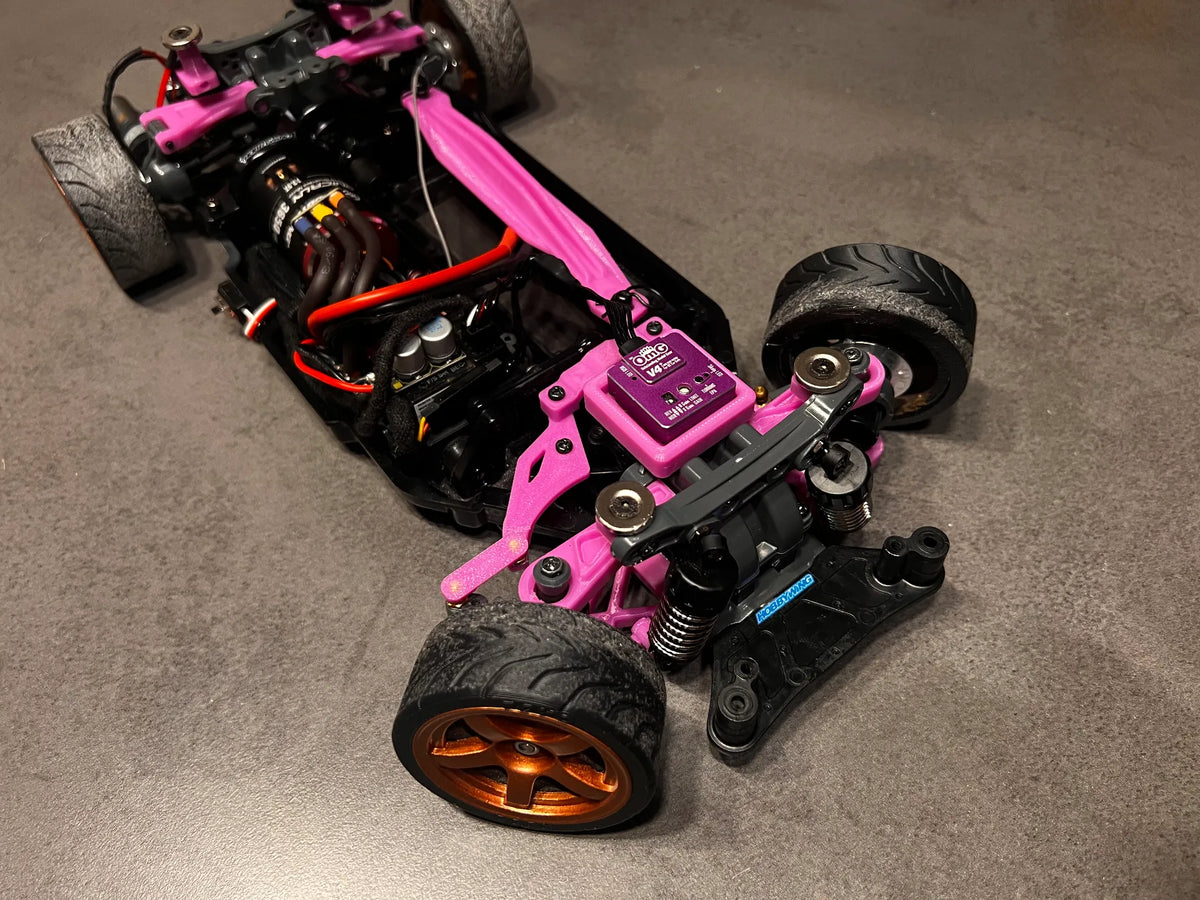Tamiya TT02-D Kit de dérive d'angle de braquage RWD - Auto Print