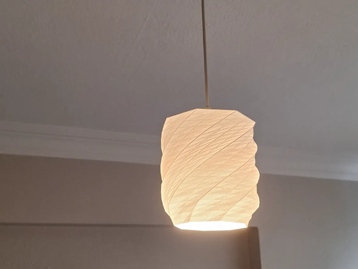 Abat-jour de Plafond Spirale Floue (E27) - Lumière Print