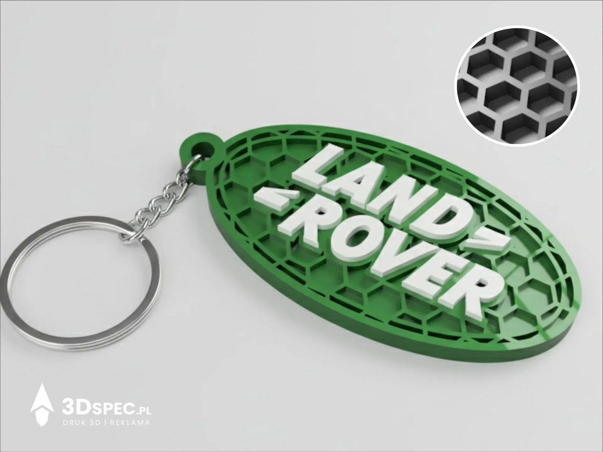 Porte-clés Land Rover – modèle 3 - Auto Print