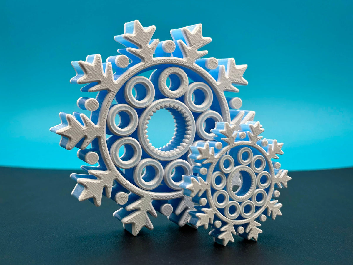 Hand Spinner de Noël "Flocon de neige" ! – Robuste - Jeux Print
