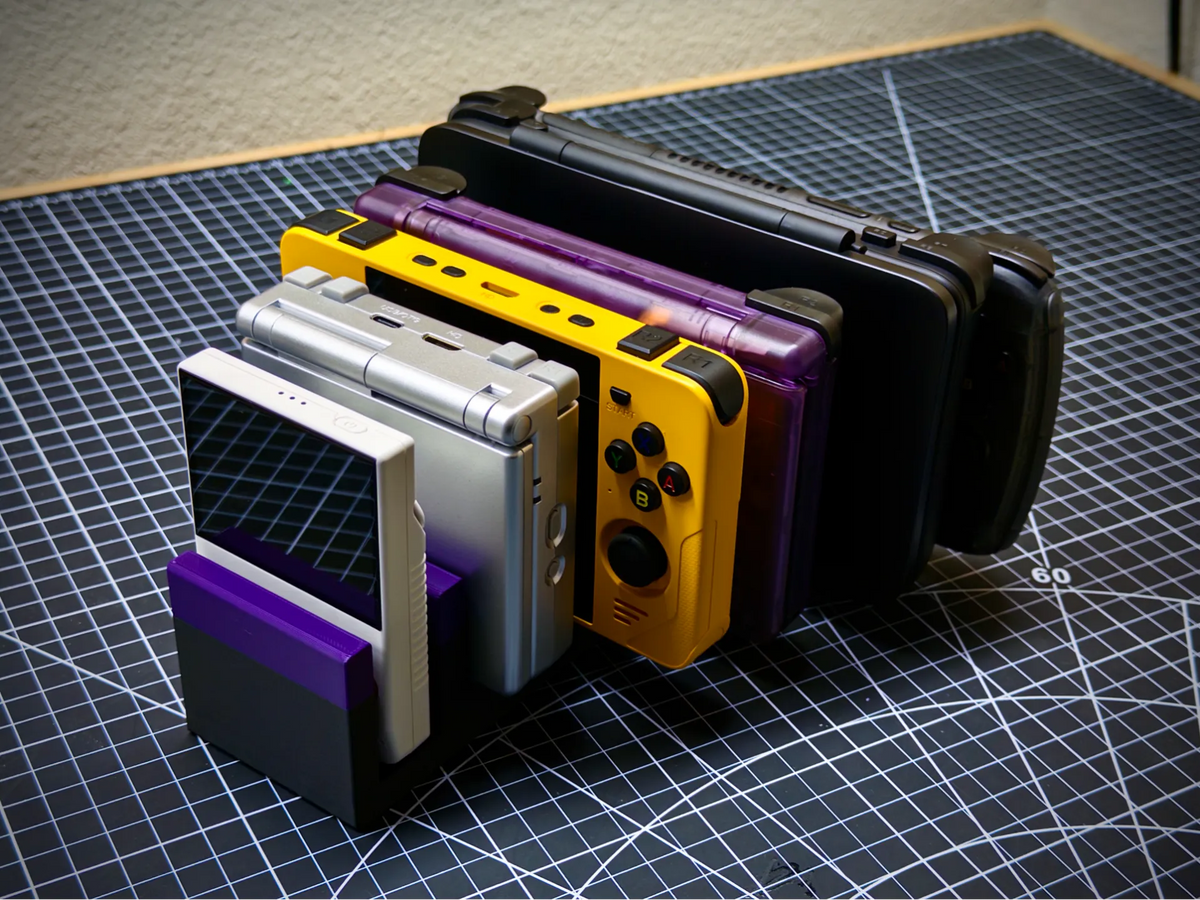 Support personnalisable pour consoles rétro portables - Jeux Print