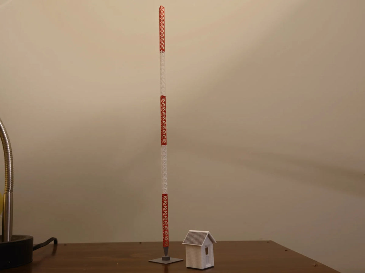 Mât/Tour radio à l'échelle HO - Maquette Print