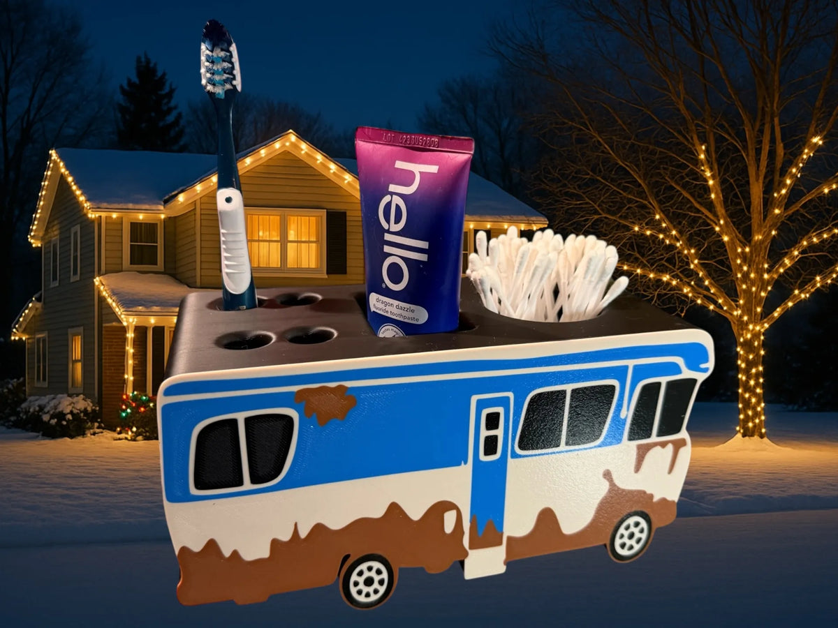 Support pour brosse à dents & cotons-tiges RV de Cousin Eddie - Outdoor Print