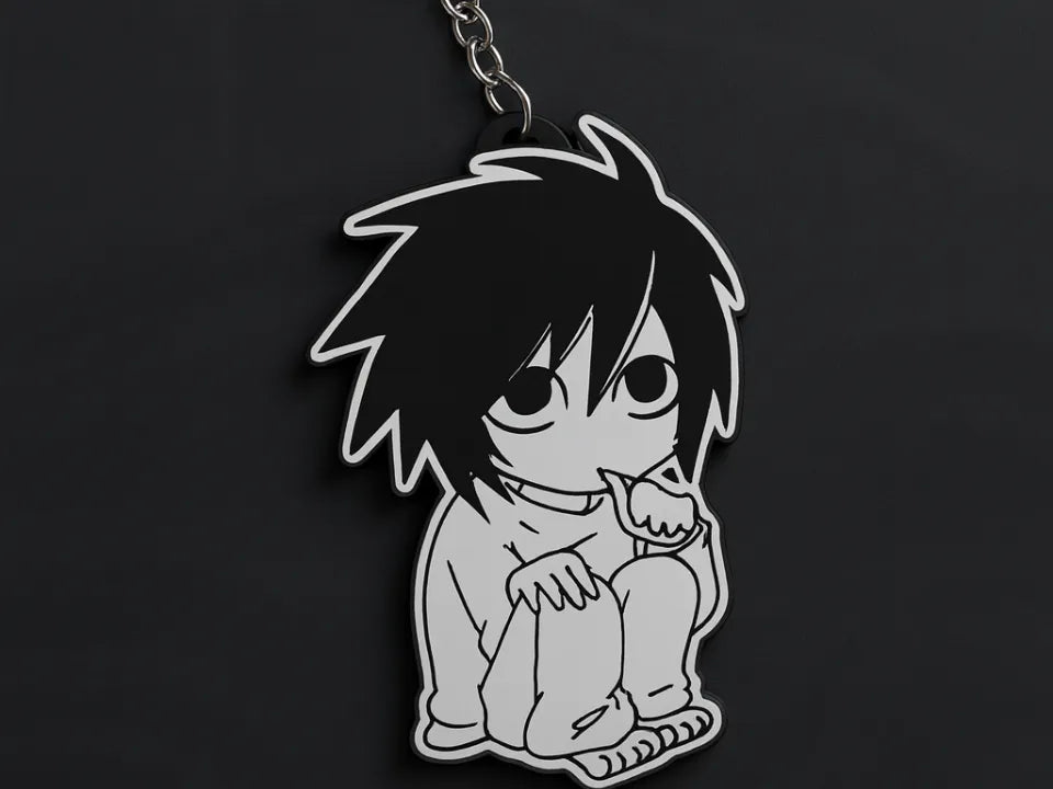 Porte-clés L, Death Note - Music Print