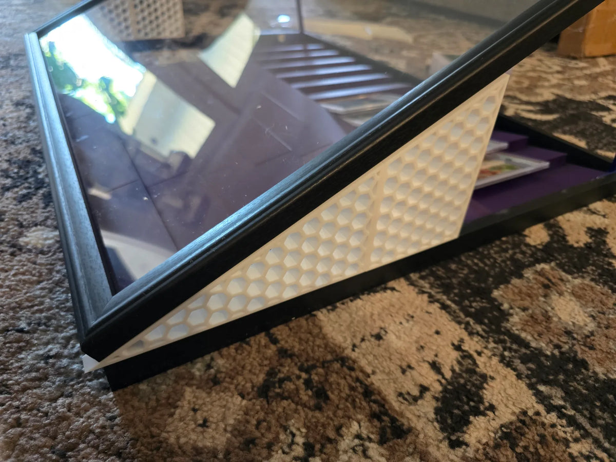 Présentoir de cartes surélevé – Insert de vitrine antivol - NFC Print