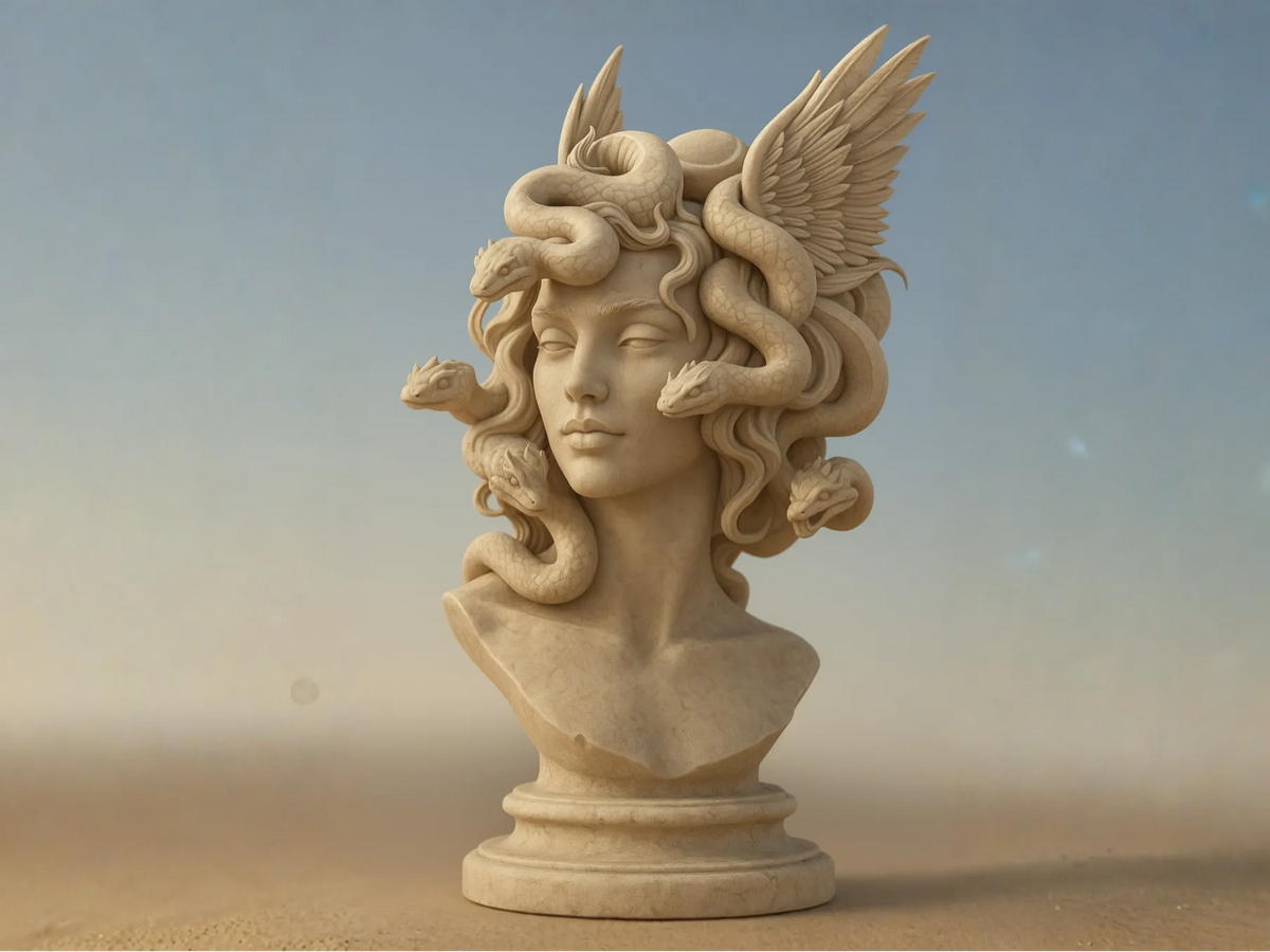Tête de Méduse à exposer - Cosplay Print