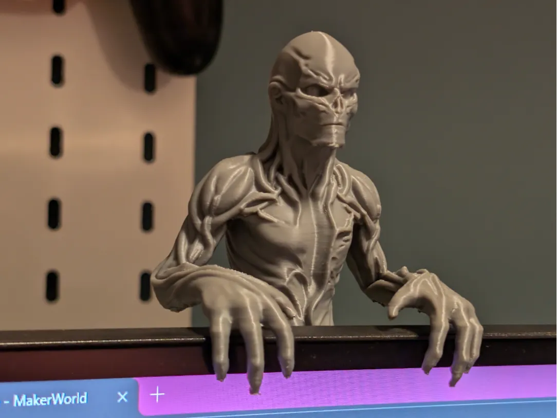 Vecna (Stranger Things) - Cache-moniteur et statue - Geek Print