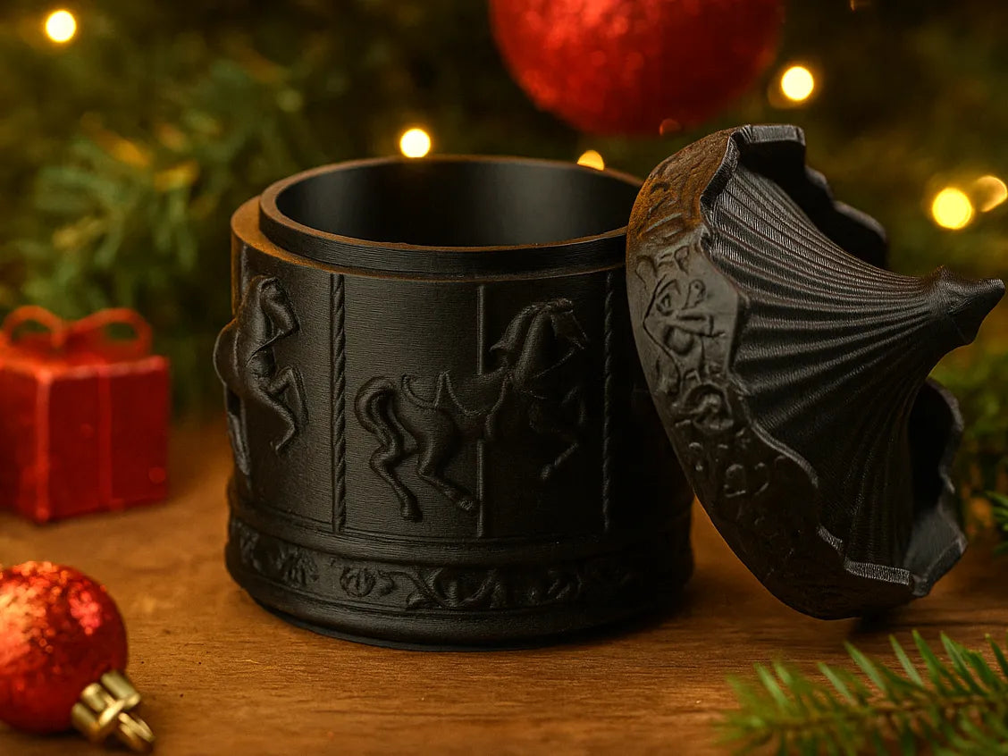 Boîte à souvenirs carrousel – Contenant à bijoux et cadeaux - Bijoux Print