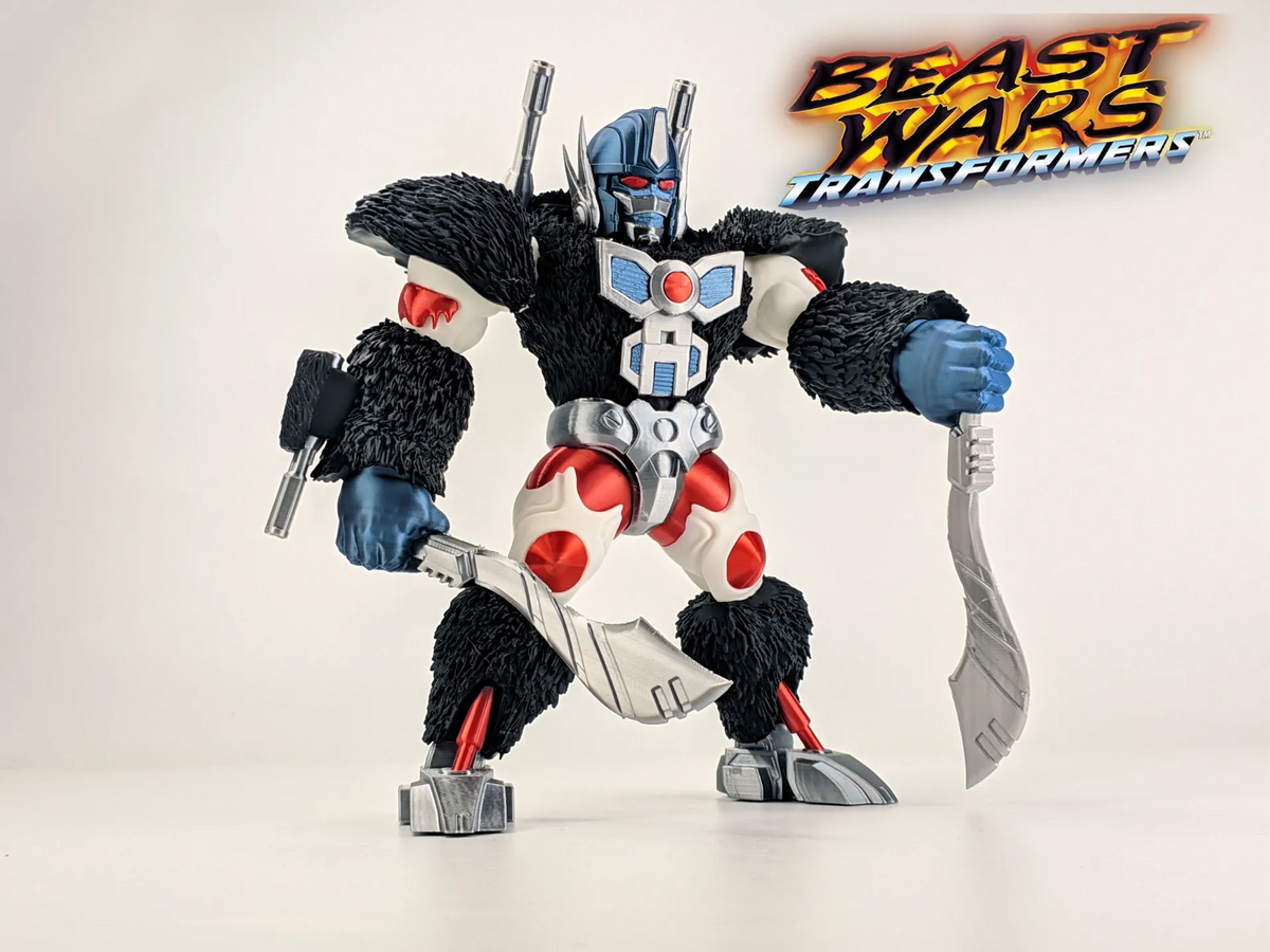 Transformers : Beast Wars — Optimus Primal Chibi (pièces détachées) - Figurine Print