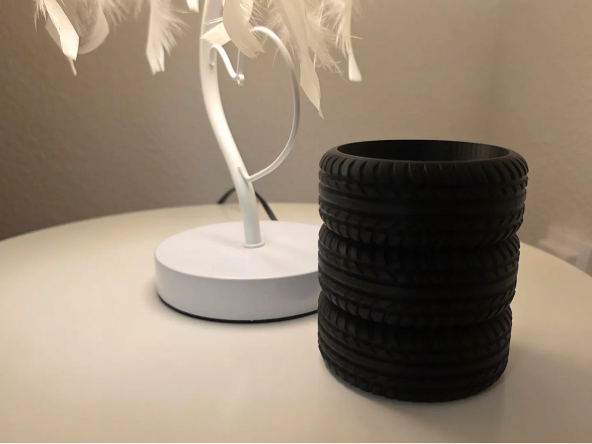 Tasse pneu de voiture, porte-stylo - Auto Print
