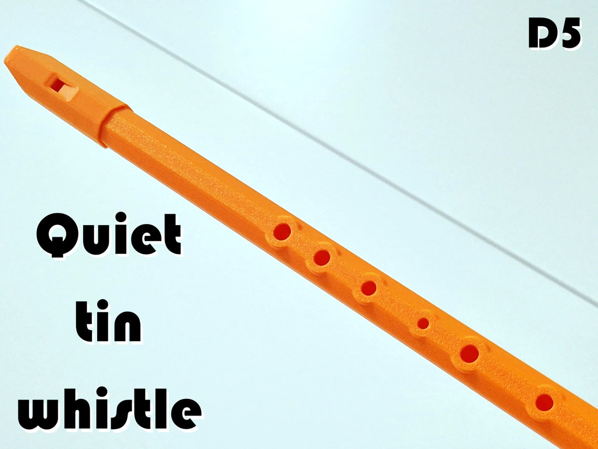 Tin Whistle Silencieux (D5) - Music Print