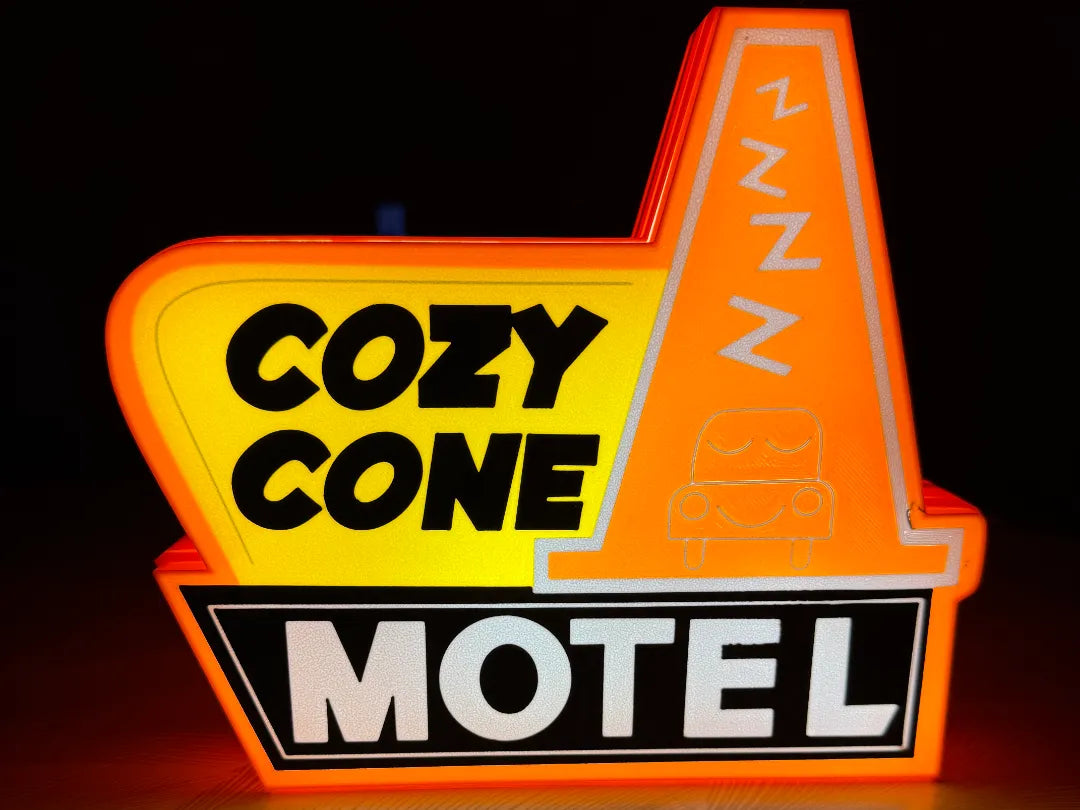 Lampe Veilleuse Cozy Cone Motel – Pour Chambres d'Enfants - Bébé Print