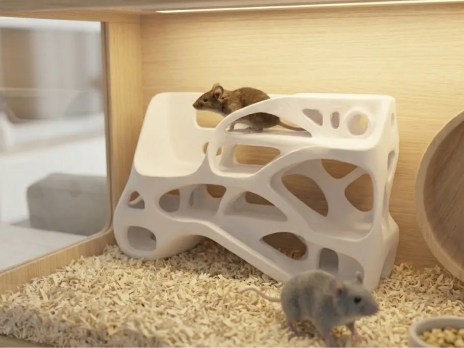 Manoir de souris organique – Palais et maison de jeu pour hamsters - Pet Print
