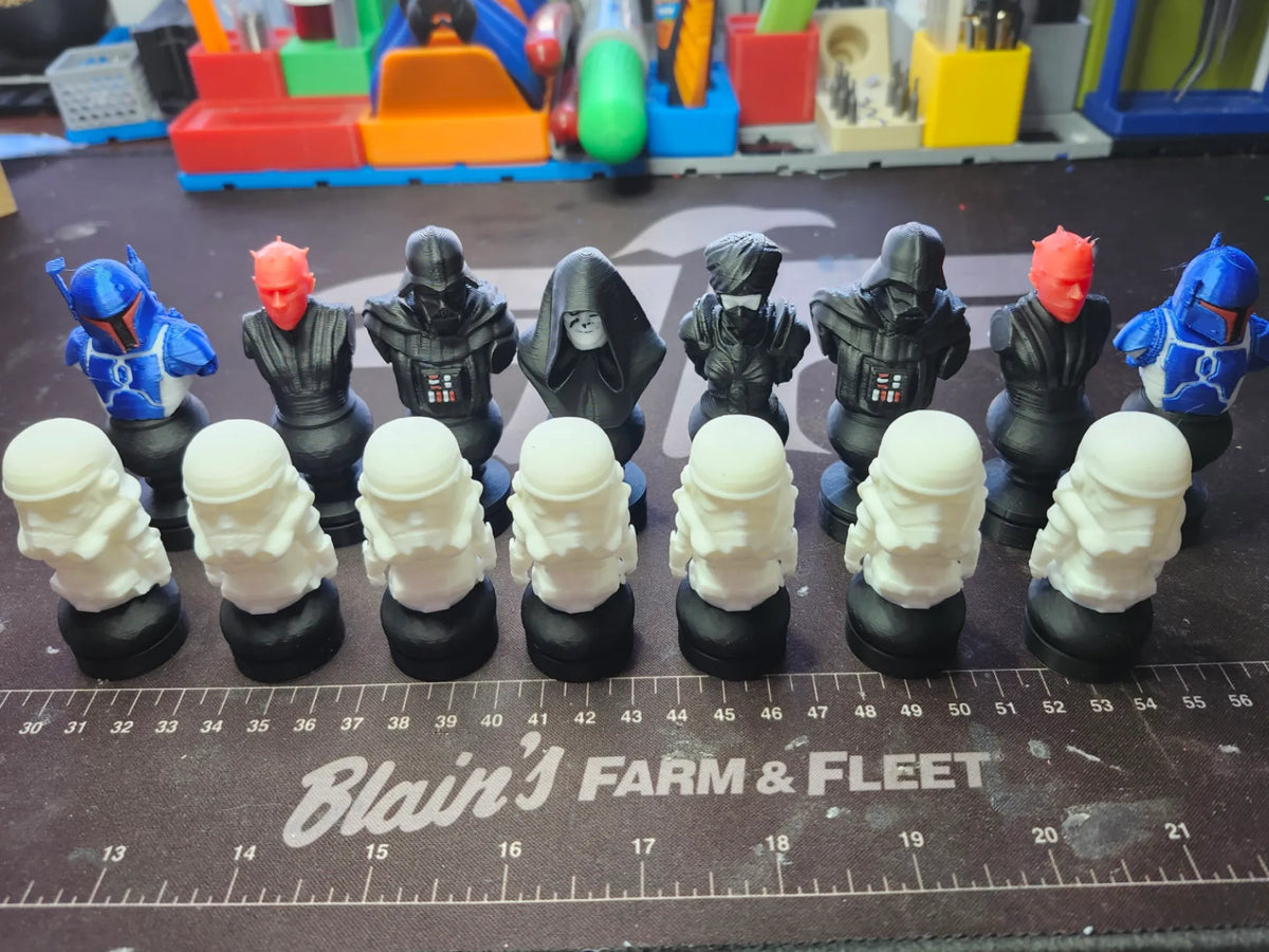 Jeu d'échecs Star Wars – modèle 2 - Jeux Print