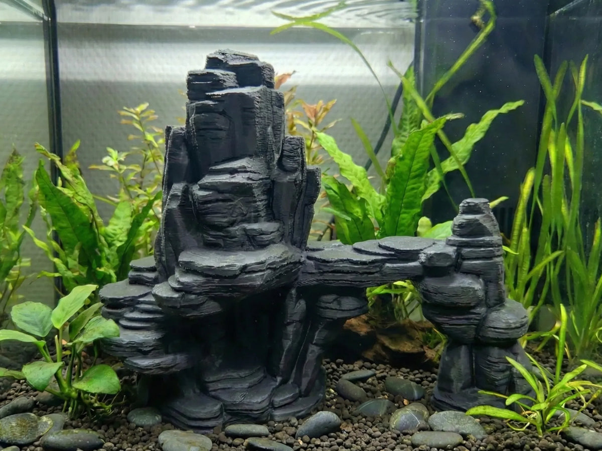 Formation Rocheuse de Montagne pour Aquarium et Terrarium - Pet Print