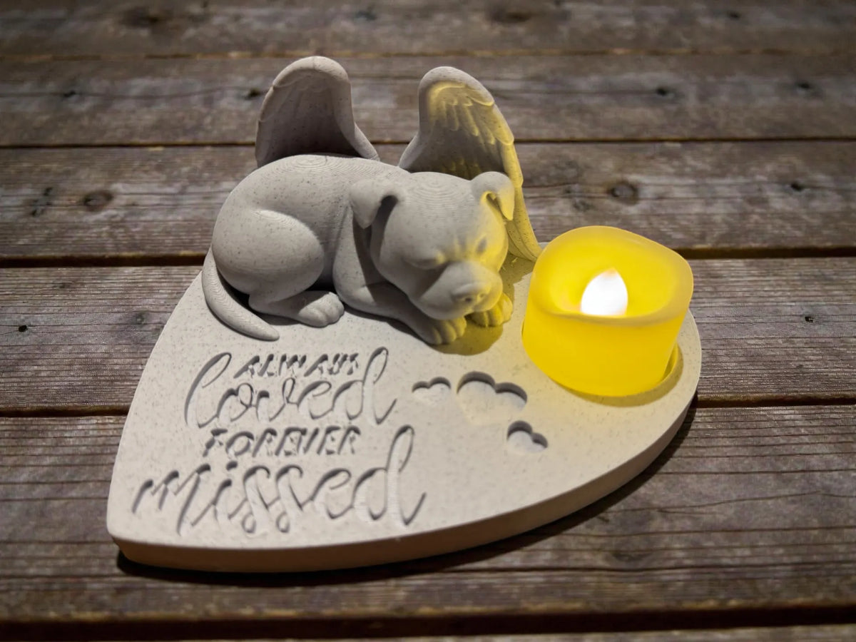 Ange Pitbull ou Stafford Mémorial Toujours Aimé - Cadeau Print