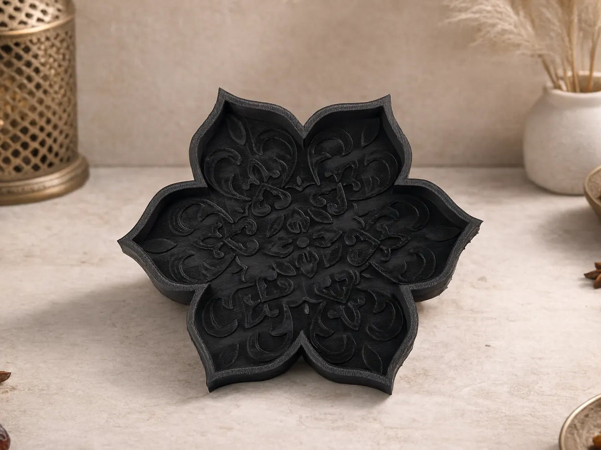 Plateau floral marocain – Organisateur décoratif - Art Print