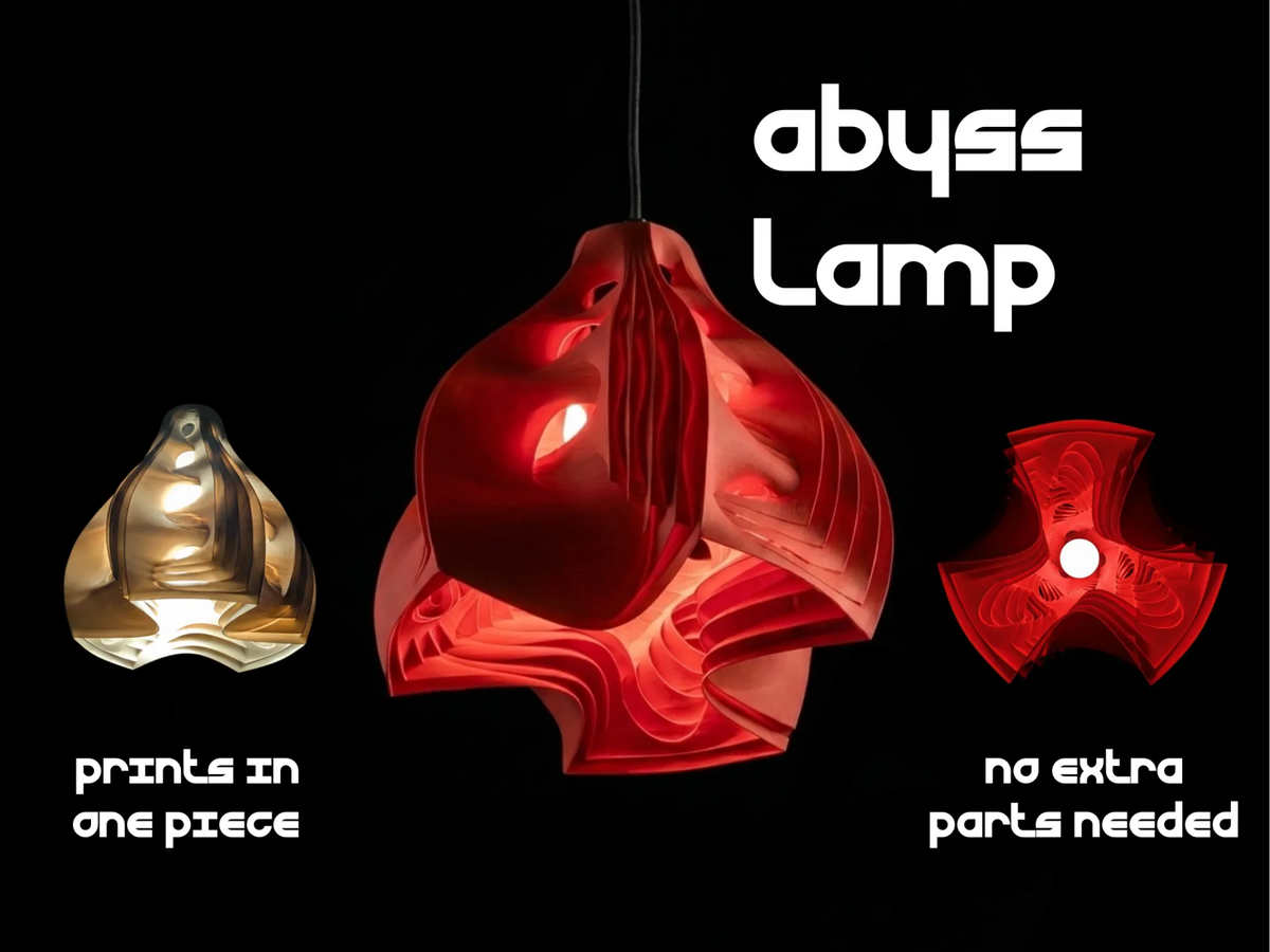 Abat-jour Abysse - S'imprime en une seule pièce - Lumière Print