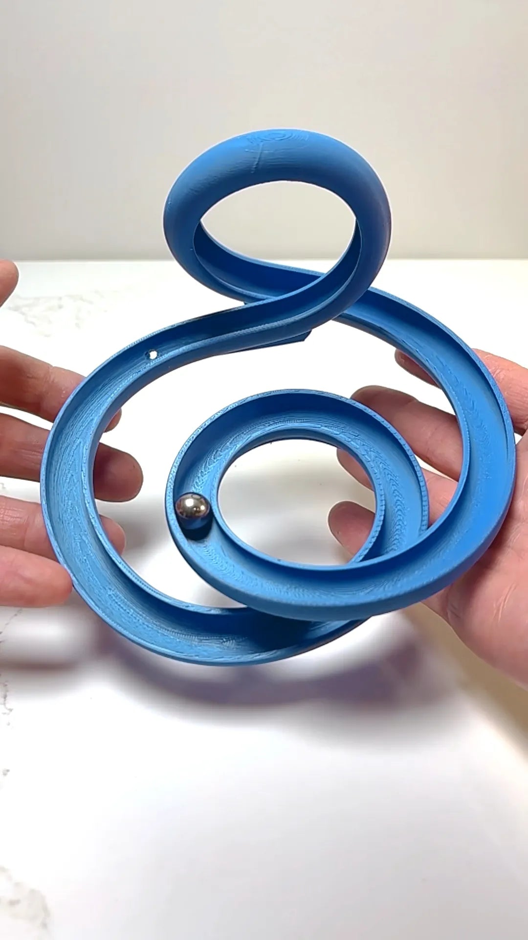 Course de billes infinie - Le double looping - Jeux Print