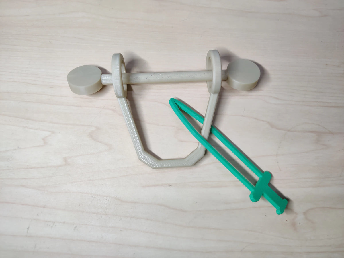 Puzzle de test de QI : Enlever l'épée - Maquette Print