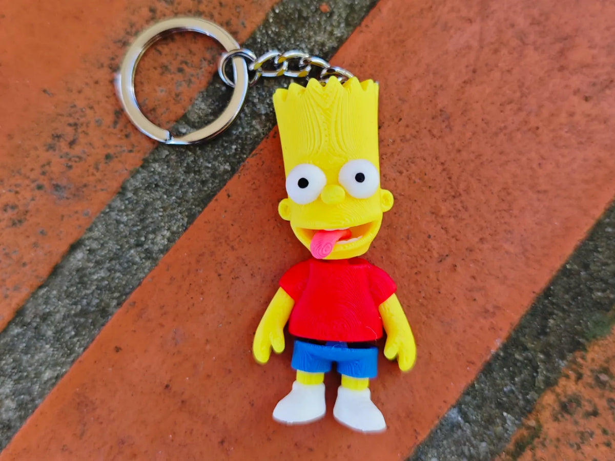 Porte-clés Mini Flexi Bart Simpson - Figurine Print