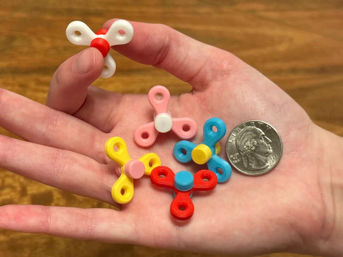 Mini Fidget Spinner - Fonctionne vraiment ! 1.5g - Jeux Print