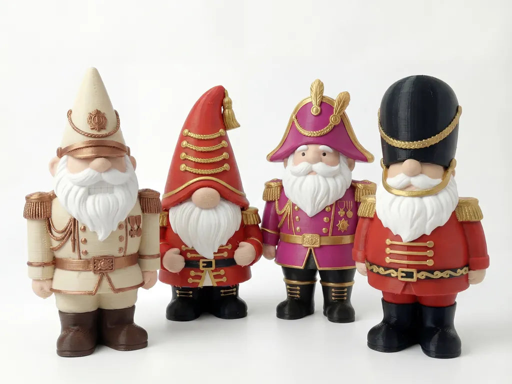 Gnomes Casse-noisettes de Noël – Figurine Décorative - Figurine Print