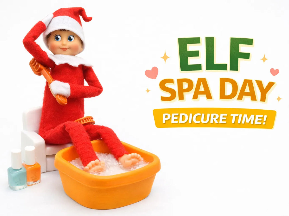 Journée Spa pour Elfes – Baignoire de Pédicure & Ensemble de Brosses - Beauté Print
