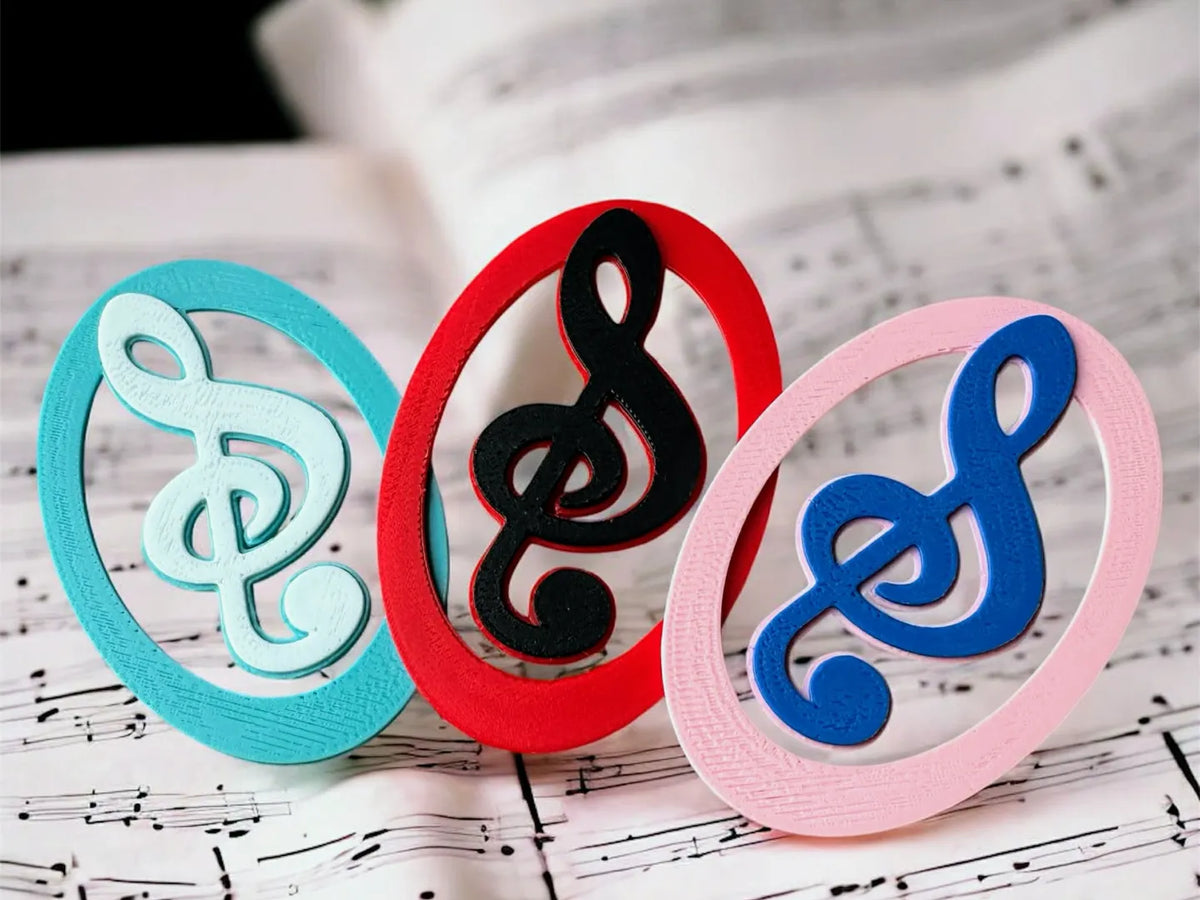 Trombone musical Note Clé de Sol - Music Print