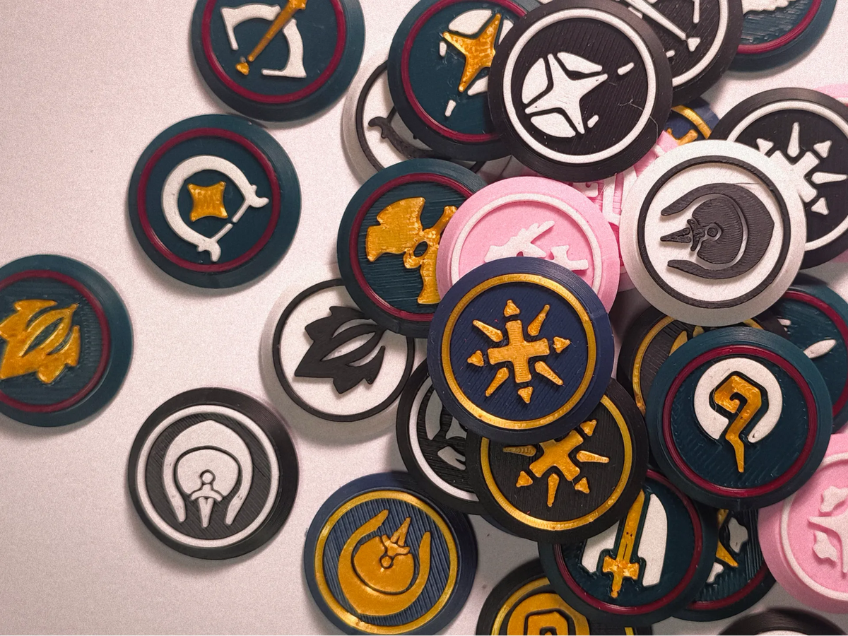 Jetons de Joueur D&D - Geek Print