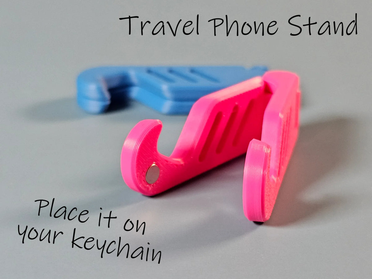 Support de téléphone de voyage (avec trou pour porte-clés) - Voyage Print